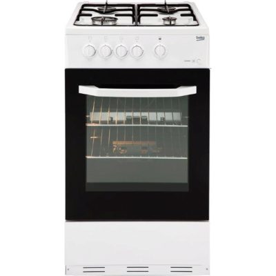 Beko BSG580W 50cm Single Cavity Gas Cooker in White Beko BSG580W 50cm Single Cavity Gas Cooker in White